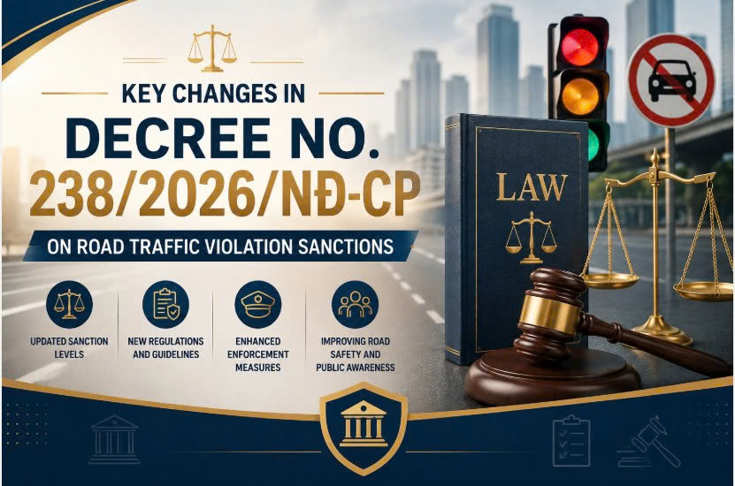 Key changes in Decree no. 238/2026/NĐ-CP on road traffic violation sanctions