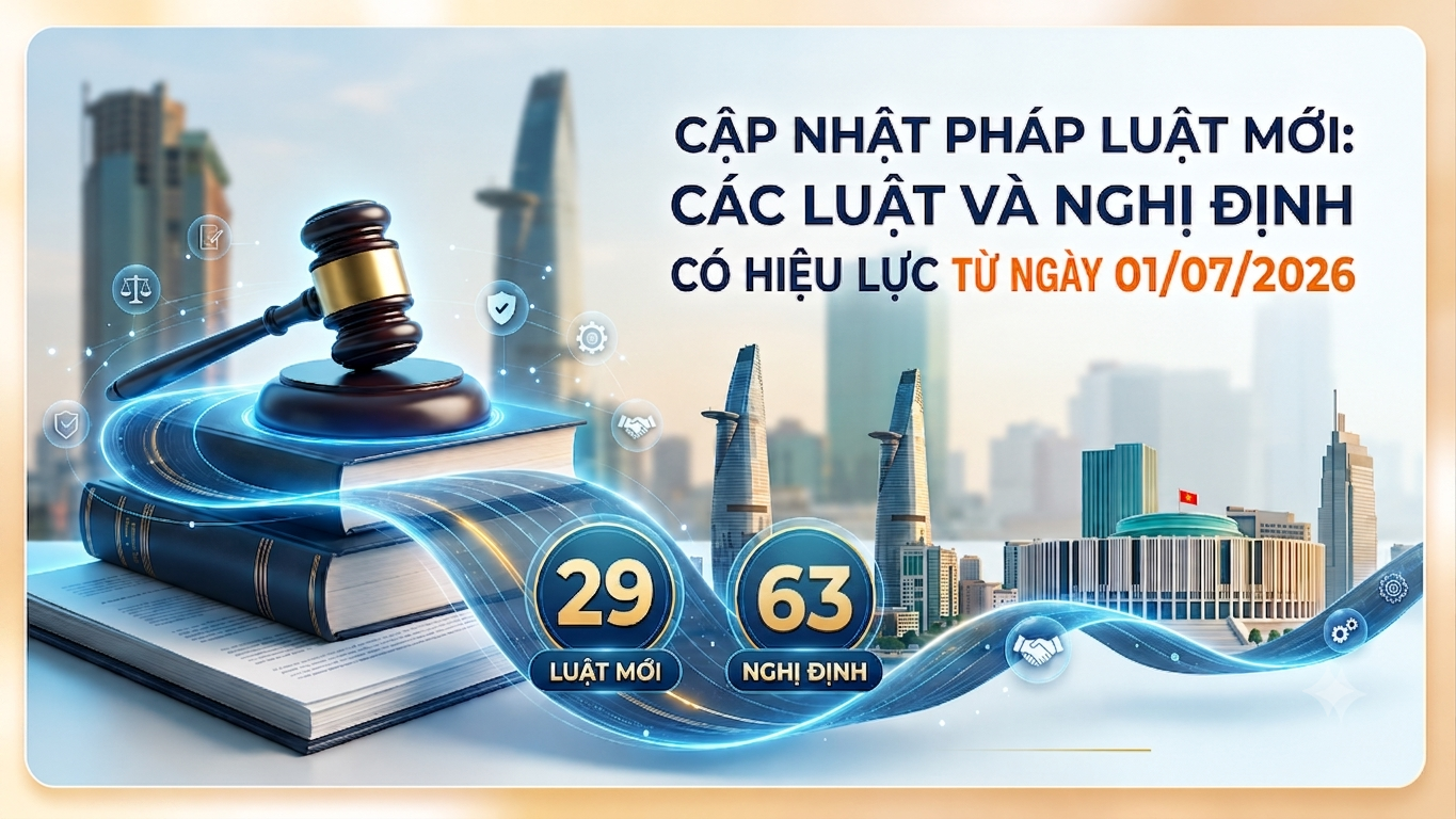 Hàng loạt chính sách pháp luật mới chính thức có hiệu lực từ tháng 7/2026