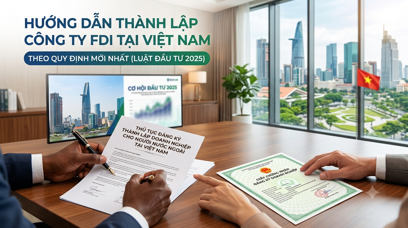 Quy trình, thủ tục thành lập doanh nghiệp cho nhà đầu tư nước ngoài tại Việt Nam theo Luật Đầu tư năm 2025