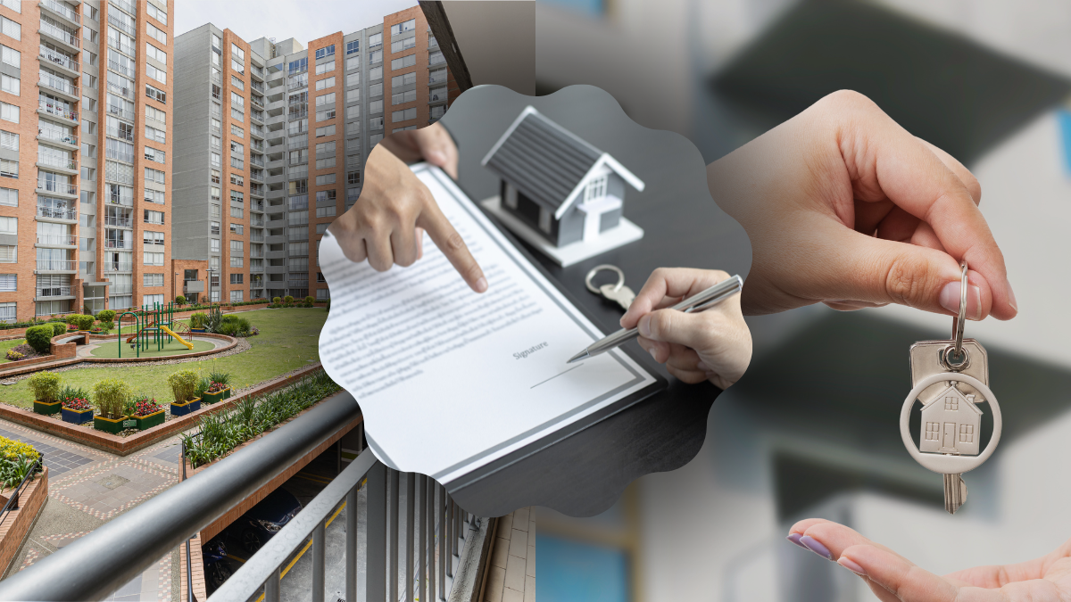 What are the conditions for an investor to sign an apartment purchase and sale contract?