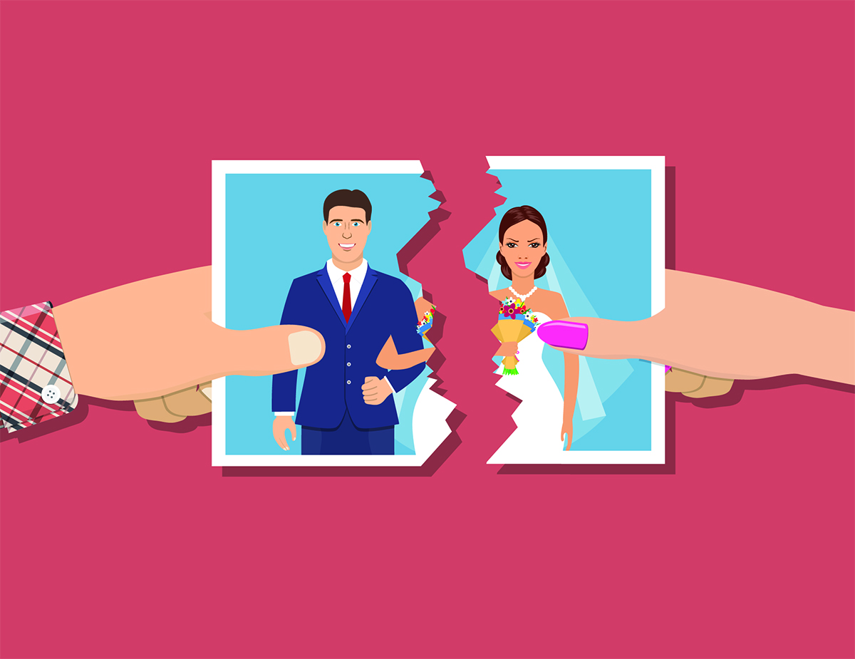 When a couple divorces, does the wife have to return her husband