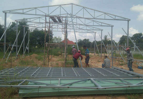 Do I need a permit to build a house with a corrugated iron roof and steel frame?