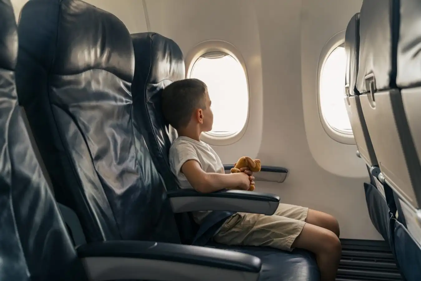 What nationality is the child born on the plane?